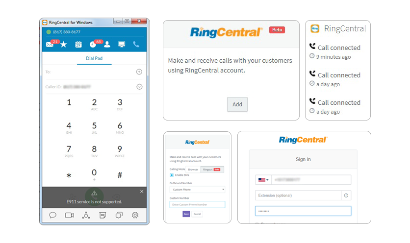 RingCentral Integrations for CRM