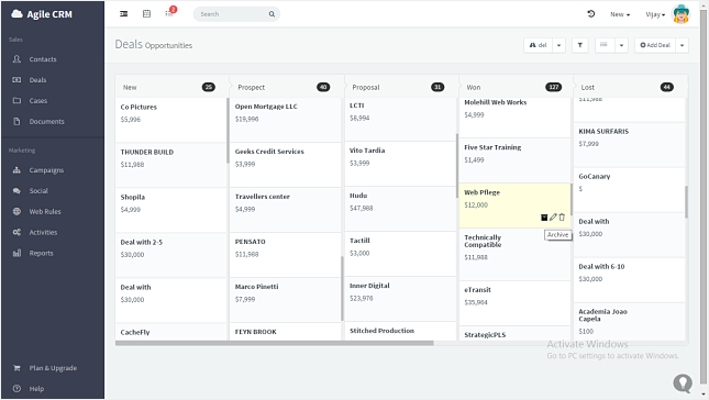 Deals in New UI