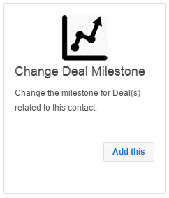 Change Deal Milestone