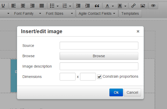Upload Images to Emails in Agile CRM