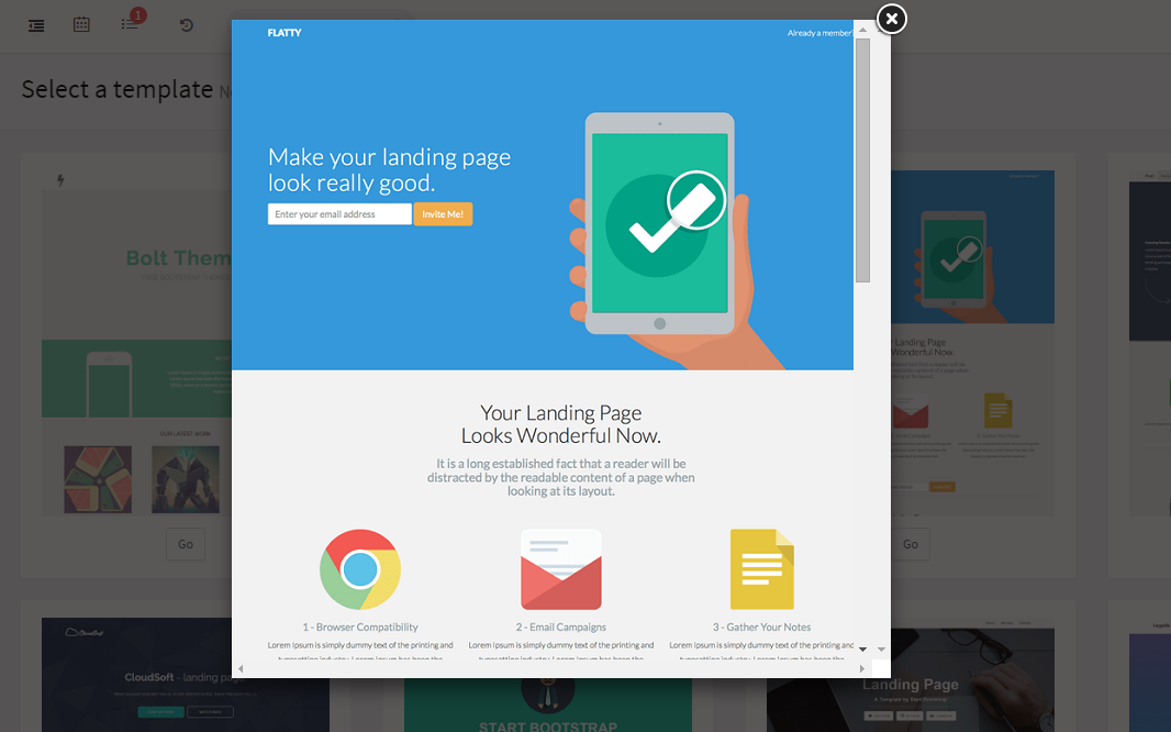 Free Templates for Landing Pages