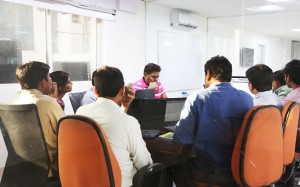 Working in the HITEC City