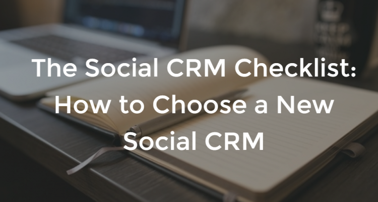 The Social CRM Checklist