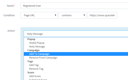 Tags and Triggers for Web Forms in Agile CRM