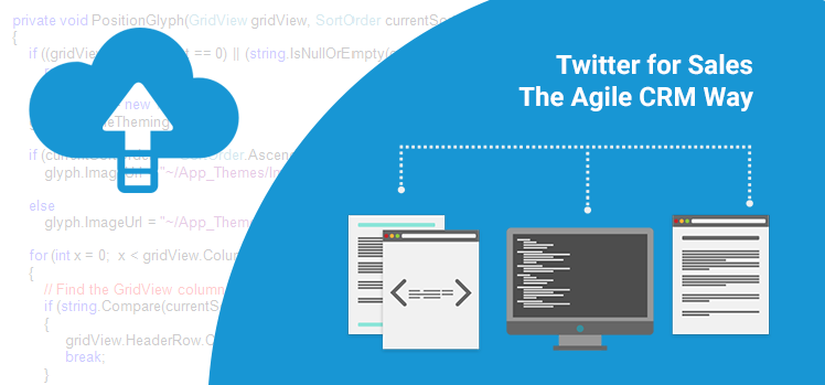 Twitter for Sales – The Agile CRM Way