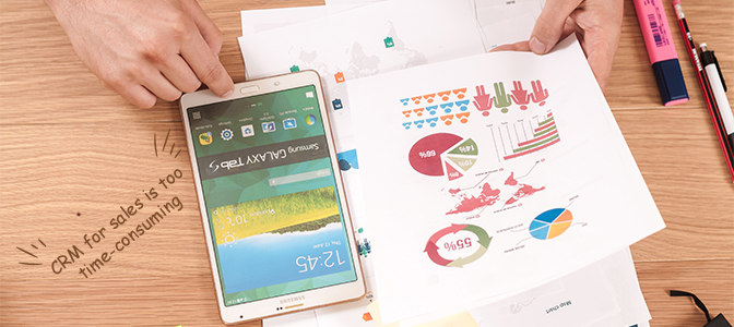 CRM for sales is too time-consuming