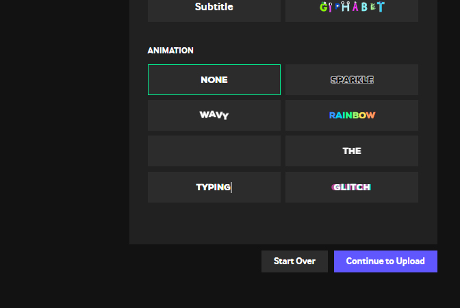 On the next screen click “Continue to Upload”