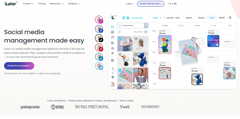 later home page