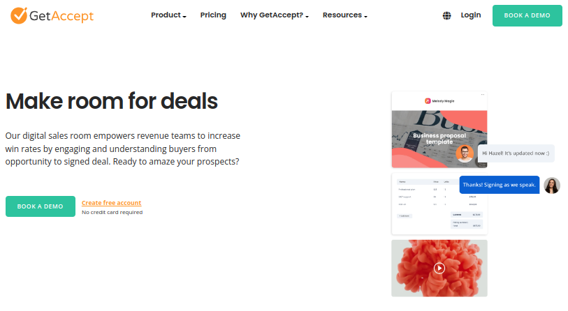 Getacccept homepage