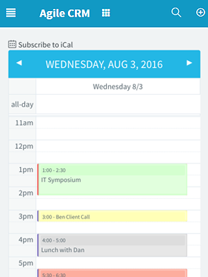 Calendar Sync - Mobile CRM