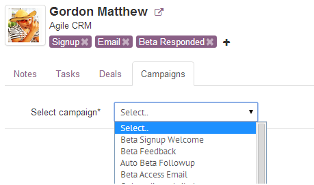 Add Contact to a Campaign