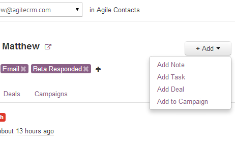 Add/Edit Contact