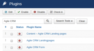 Log in with your Agile CRM account credentials