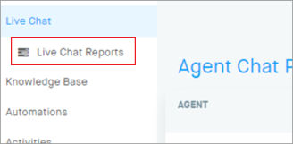 Chat Reports