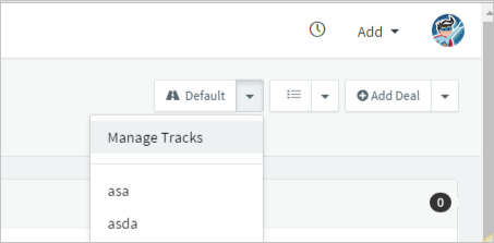 Manage Tracks