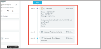 SMS for Contacts